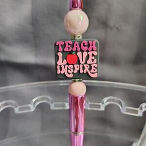 Teacher appreciation beaded pen